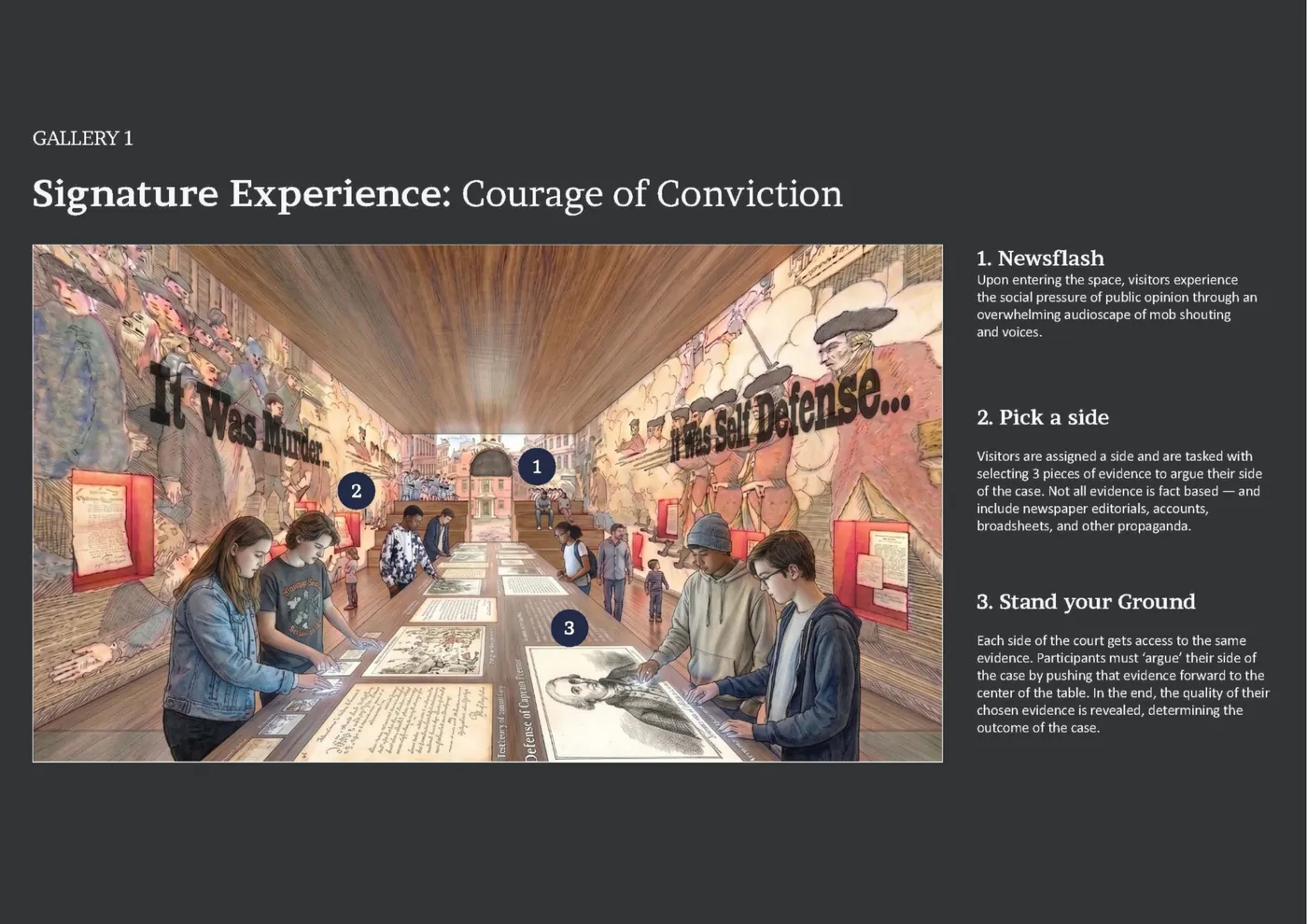 Signature experience: Courage of Conviction